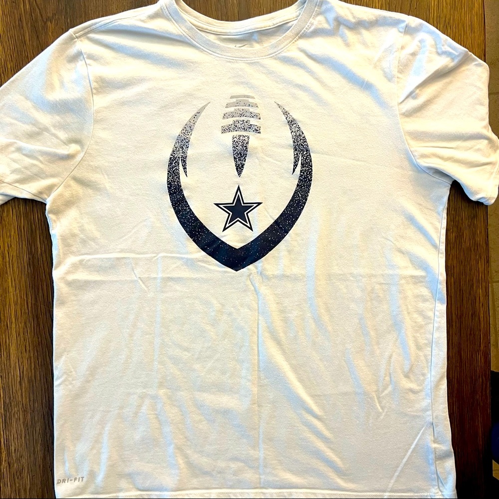 Dallas Cowboys White Nike Dri-Fit Tee